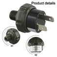 thumbnail image 2 of 1/8 Inch Npt Air Compressor Pressure Switch Direct Replacement For Train Horns And Compressors Operating At 90 120 Psi Range, 2 of 9