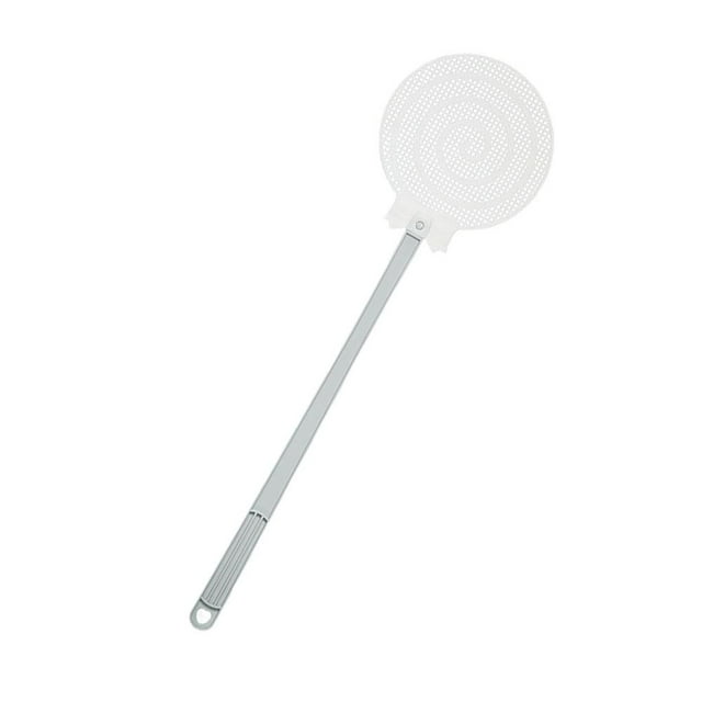 Extended Handle Fly Swatter - Heavy-Duty, Thickened Grip for Indoor & Outdoor Use - Cute Candy-Shaped Design for Effective Control - Telescopic, Plastic Mosquito Swatter