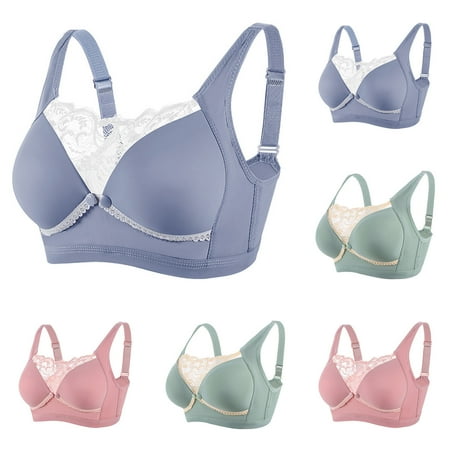 Vetsdori Womens Seamless Nursing Bra Breastfeeding Bralette Maternity Bra Pumping Push up Soft Everyday Wireless Cozy Bras for Women