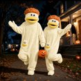 thumbnail image 7 of Big Mouth Monster Onesie, Snuggle Monster Furry Costume with Comb, Funny Cartoon Adult Jumpsuit Matching Loungewear, 7 of 7