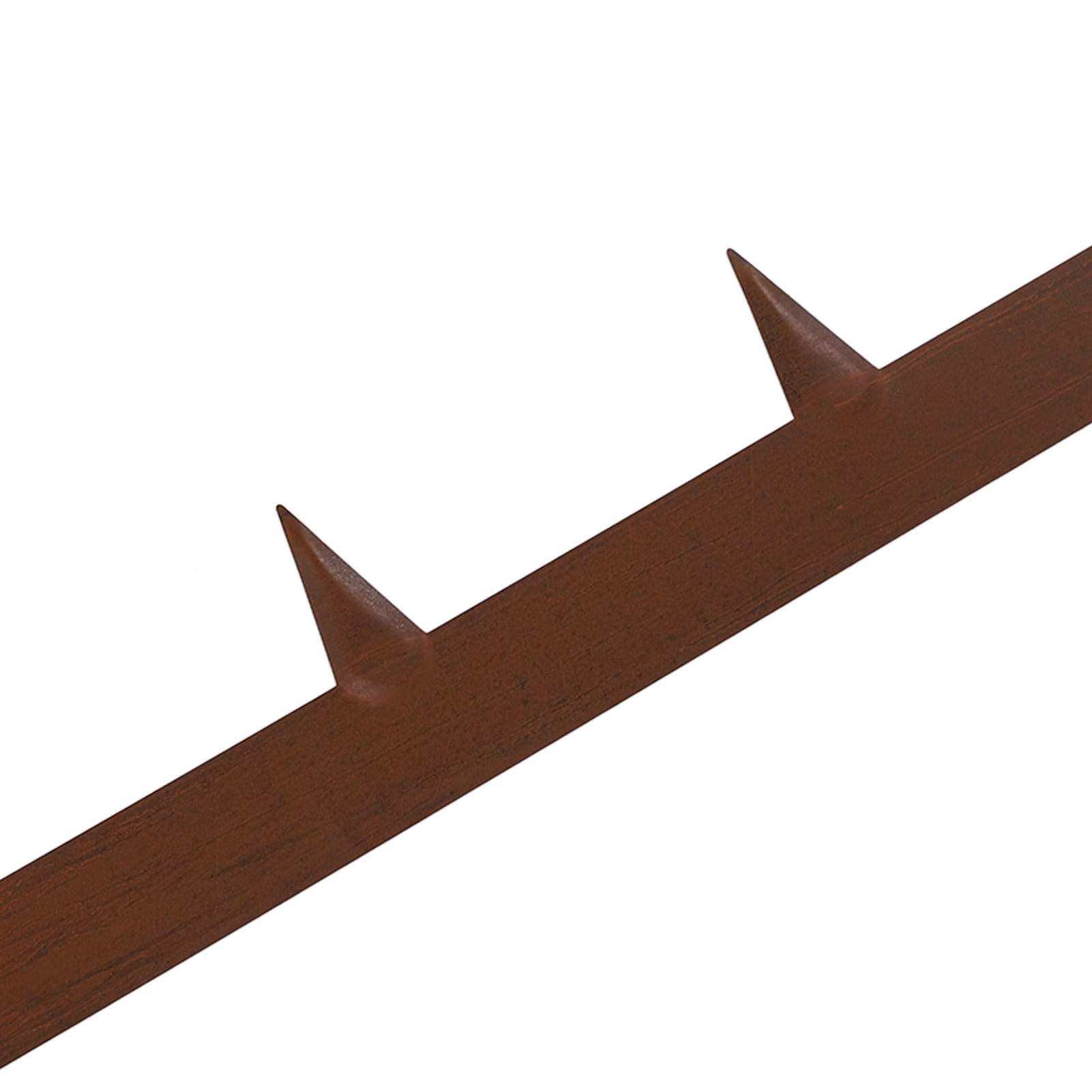 Landscape Border, Easy Fixation Weather Proof Bendable Rust Prevention Steel Lawn Edging 100x13cm Brown Powder Coating  For Yard