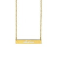 thumbnail image 3 of Personalized Script Laser Engraved Bar Necklace, 3 of 4