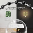 thumbnail image 5 of Leaves Green Night Lights Plug into Wall LED with Auto Light Sensor Warm Light for Kids Hallway Bedroom Living Room Kitchen Bathroom Set of 2, 5 of 7