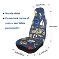 thumbnail image 6 of Haiem Marine Nautical Printed Car Seat Covers Set of 2, Universal Fit Car Seat Covers,Protective Seat Covers,Comfortable Car Seat Covers, Easy Installation Seat Covers, 6 of 9