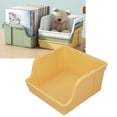 thumbnail image 4 of Étagère de Stockage de Livre, Conception de Modèle de Ruche Catégorisée Conception de Poignée de Rangement de Livre de Placement pour le Bureau pour la Maison pour la Salle d'Étude Jaune, Vert, Blanc, 4 of 8