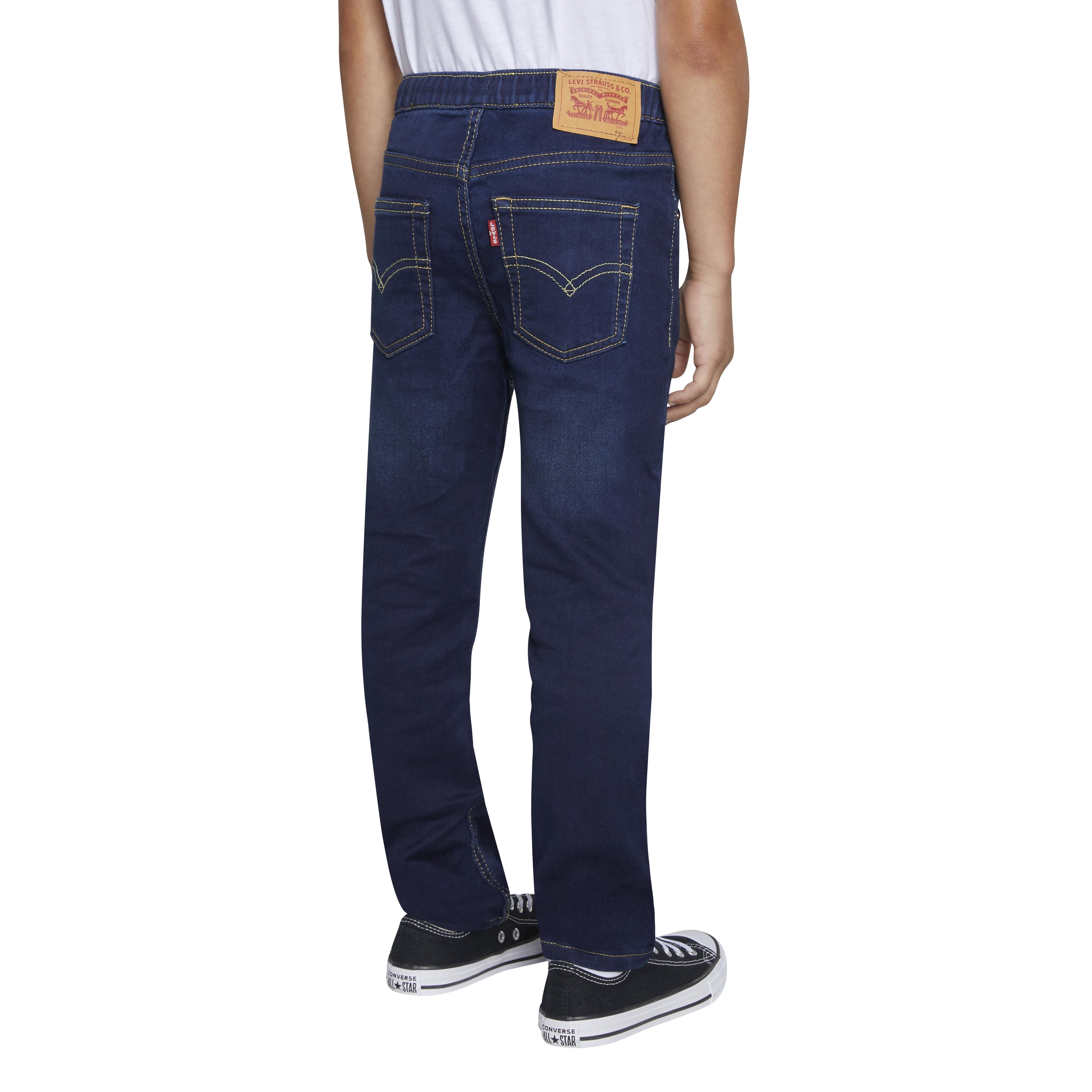 Levi's Boy's 510 Skinny Pull On Jeans, Eco-Friendly Stretch Denim, Sizes 5