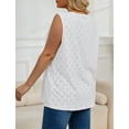 thumbnail image 4 of Oryer Womens Plus Size Tank Tops Loose Fit Tunic Blouses Sleeveless Tops, 4 of 6