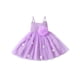 thumbnail image 1 of Bebé Niña Vestido de Tul, Sin Mangas Flor de Perlas A-line Vestido de Princesa para la Fiesta Escenario Show Nituyy Verde, rosa, morado. Vestido de malla niña pequeña fresco verano., 1 of 5