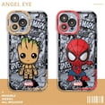 thumbnail image 2 of Funda para Samsung Galaxy S22 Plus S20FE S10 S21 S23 Ultra Note 20 Ultra 10 Plus, dibujos animados Marvel Groot Spiderman, 2 of 5