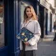 thumbnail image 6 of FORMRS 15-15.6 inch Laptop Sleeve Case Soft Carrying Quilted Computer Bag Cover, Blue Fireflies Pattern, 6 of 7