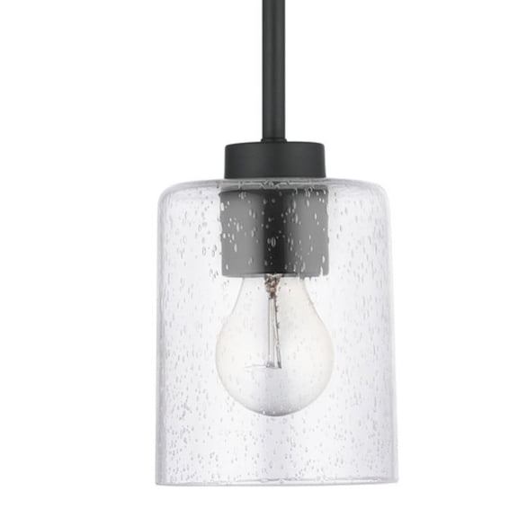 Capital Lighting 328511MB-449 Greyson 5" Wide Mini Pendant - Black