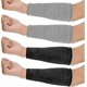 thumbnail image 1 of 4 Pairs Of Arm Guards For Thin Skin And Bruising Cut And Burn Heat Resistant Arm Guards Protective Forearm Sleeves For Women Men Cooking Gardening, 1 of 5