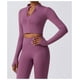 thumbnail image 5 of Chaqueta de Yoga for mujer, chaqueta de Yoga deportiva for correr al aire libre con cremallera, chaqueta de manga larga, ropa de Yoga de secado rápido for niñas, 5 of 7