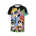 thumbnail image 3 of The Powerpuff Girls Kids' Short Sleeve T-Shirt Print Tee Shirts For Boys & Girls Summer Casual Wear Fashion Top Blouse Small, 3 of 9