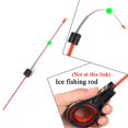 thumbnail image 2 of Toystoory 20 piezas 1,7g pesca en hielo ampliamente utilizado portátil reemplazable bola de goma aparejos de pesca accesorios de pesca Pescar No.2, 2 of 6
