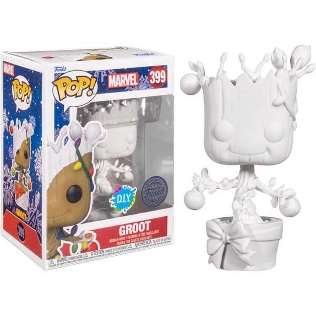 Funko POP! de colección Vinilo Marvel Groot Holiday DIY