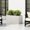 White, variant on 35" L Outdoor Large Square MGO Plant Pot Planter, Black, Magnesium Oxide, Elevate Your Patio & Backyard