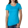 thumbnail image 2 of Anvil Tshirt 1441 Women's S/S 5 oz Ringspun 1x1 Ribbed Scoop Neck, 2 of 2
