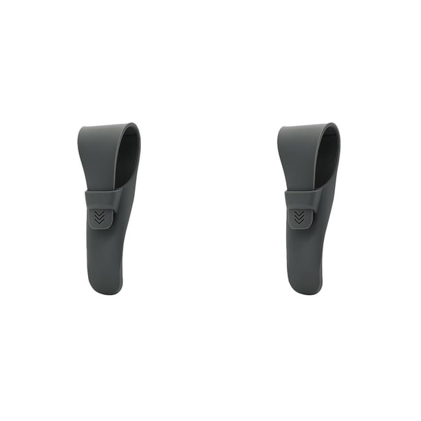 Advancent Caja de almacenamiento universal para afeitadora, funda de transporte, funda protectora portátil inastillable, organizador para viajes Gris oscuro 2piezas