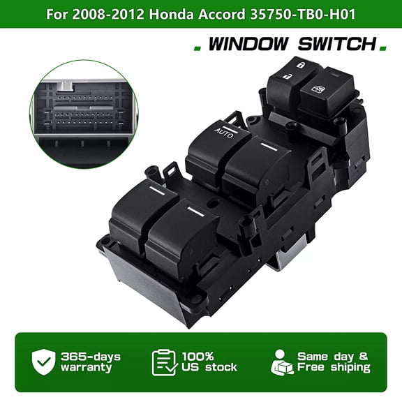 For Honda Accord Power Window Switch Front Left LH Driver Side 2008-2011 2012