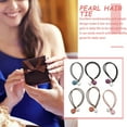 thumbnail image 5 of OFFIGAM 6-Pack White Elastic Hair Ties Hair for Women and Girls Suitable for Any Occasion, 5 of 8