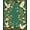 Green, Pattern 7, variant on Flatwoven High Traffic Area Rug, Meadow Songbird Tapestry with Delicate Blooming Branch Motifs, Non Slip, Stain Resistant, Washable Area Rugs for Living Room, Bedroom(Green, 4X6)