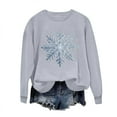 thumbnail image 5 of Xdegoge Christmas Sweaters for Women 2025 Holiday Party Xmas Tree Sweatshirts Loose Fit Merry Funny Shirts Winter Vintage Cute Ugly Sweaters Crewneck Family Long Sleeve Tops, 5 of 7