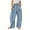 Sky Blue, variant on Mgmyaa Girl's Loose Wide Leg Pants with Pockets Casual Elastic Waist Trousers Baggy Palazzo Pants for Girls