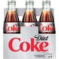 thumbnail image 5 of Diet Coke Glass Bottles, Zero Sugar Cola Soft Drink, 8 fl oz Glass Bottles, 6 Pack, 4 Sets, 5 of 8