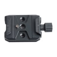 thumbnail image 1 of Quick  QR-40S Aluminum Alloy Quick Release QR Plate Clamp with Arca QR Plate Slot 3/8-inch & 1/4-inch Screw Hole Compatible with  RS2/RSC2/RS3 QR Plate, 1 of 7
