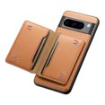 thumbnail image 3 of Dteck for Google Pixel 7A Case with Card Holder,Detachable Wallet for Pixel 7A Magnetic Case for Women Men, Durable Kickstand Shockproof Case for Google Pixel 7A,Khaki, 3 of 5