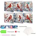 thumbnail image 2 of Tarjeta Dibujo Diamantes Kit Tarjetas Pintura Con Imitación 6 Uds. Cardenal para Adultos Y, 2 of 7