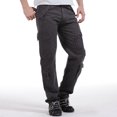 thumbnail image 5 of Pantalones casuales de moda para hombre, de algodón, multibolsillos, 100 % lavables con agua, 5 of 5