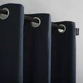 thumbnail image 4 of Sun Zero Cyrus Thermal 100% Blackout Grommet Curtain Panel, 40"X63", Navy Blue, 4 of 11