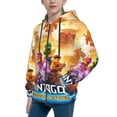 thumbnail image 2 of Ninjago Kids Zip-Up Hoodie 3d Print Hooded Sweatshirt With Packet For Boys Girls, 2 of 7