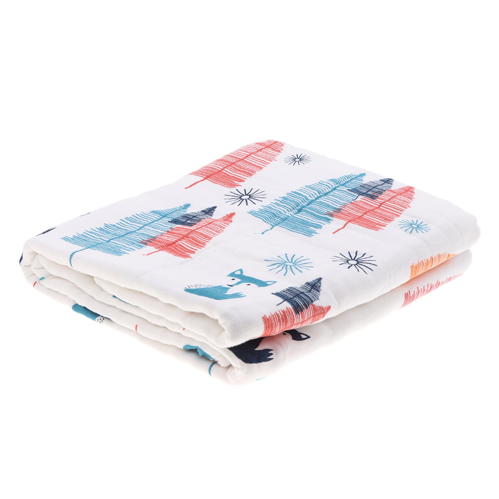 6 Layer New Cotton Baby Infant Newborn Bath Towel Washcloth Feeding Wipe Cloth 