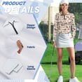 thumbnail image 5 of Uorisanigo Western Horse Long Sleeve Golf Polo Shirts for Women Relaxed Versatile Women's Dry-Fit Golf Polo Shirts with 1/4 Zipper Comfortable Quarter Zip Pullover, 5 of 7
