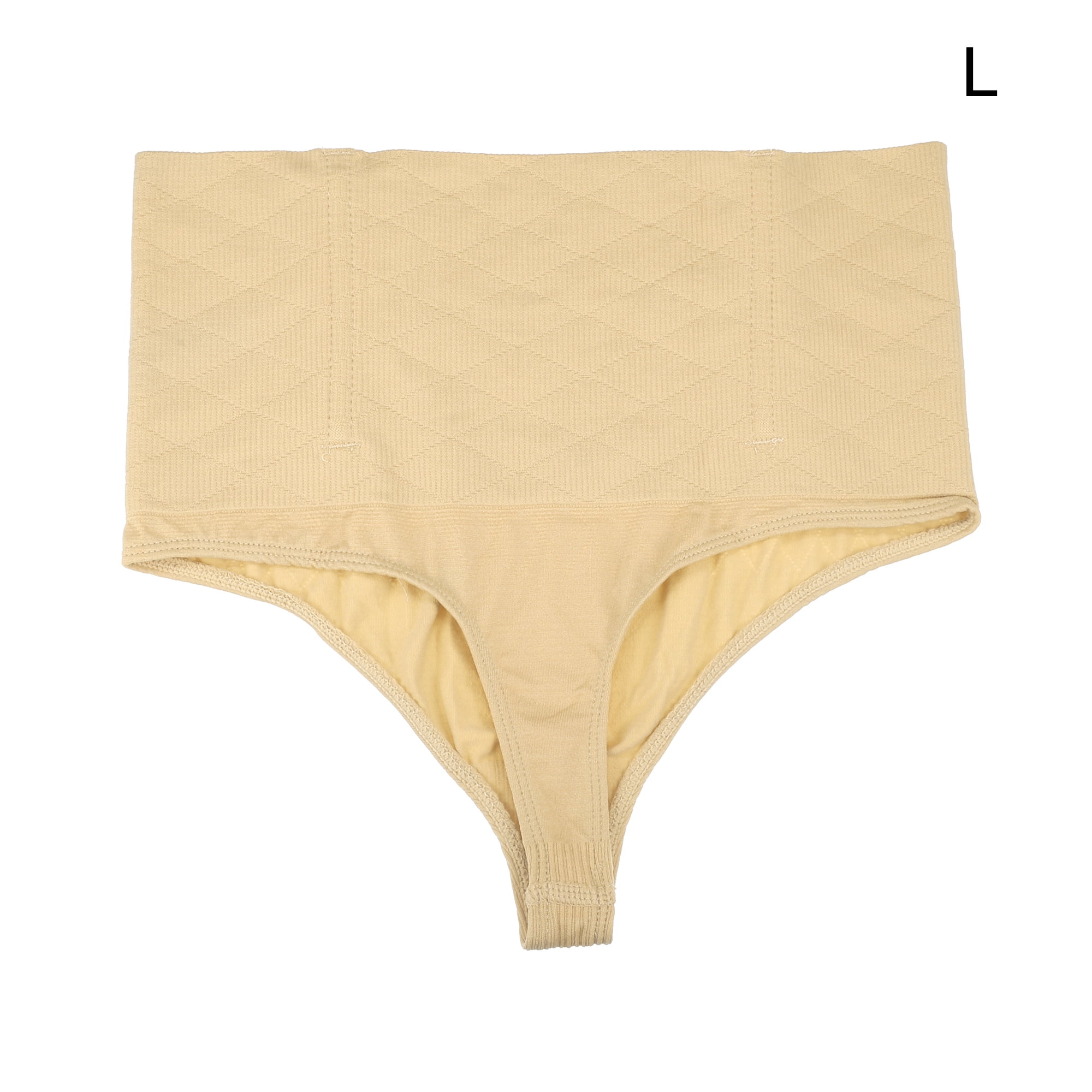 Unique Bargains Women Slimming Body Shaping Tummy Control Shapewear L Beige