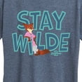 thumbnail image 3 of Zootopia 2 - Nick The Fox Stay Wilde - Women's Short Sleeve Graphic T-Shirt, 3 of 5