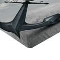 thumbnail image 2 of Ambesonne Anchor Fitted Sheet, Flying Seagulls Grey, Twin XL Size, Grey, 2 of 3