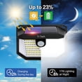 thumbnail image 4 of Luces solares con sensor de movimiento para exteriores | Luces de pared de seguridad LED para puerta de entrada de patio de patio de jardín | 3 modos de iluminación | Resistente al agua IP65, 4 of 8