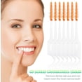 thumbnail image 5 of Palillos de hilo dental de 40 piezas en naranja con estuche de almacenamiento (naranja), 11 Feliz Sencillez, 5 of 5