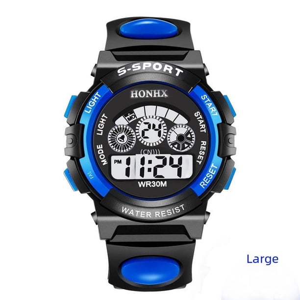 Reloj para niños, multifuncional, colorido, ligero, resistente al agua, reloj electrónico para estudiantes
