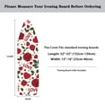 thumbnail image 6 of HELLHERO (15″X54″) Ironing Board Cover Elastic Edge 3 Fasteners Home Lauday, Rose Pattern, 6 of 6