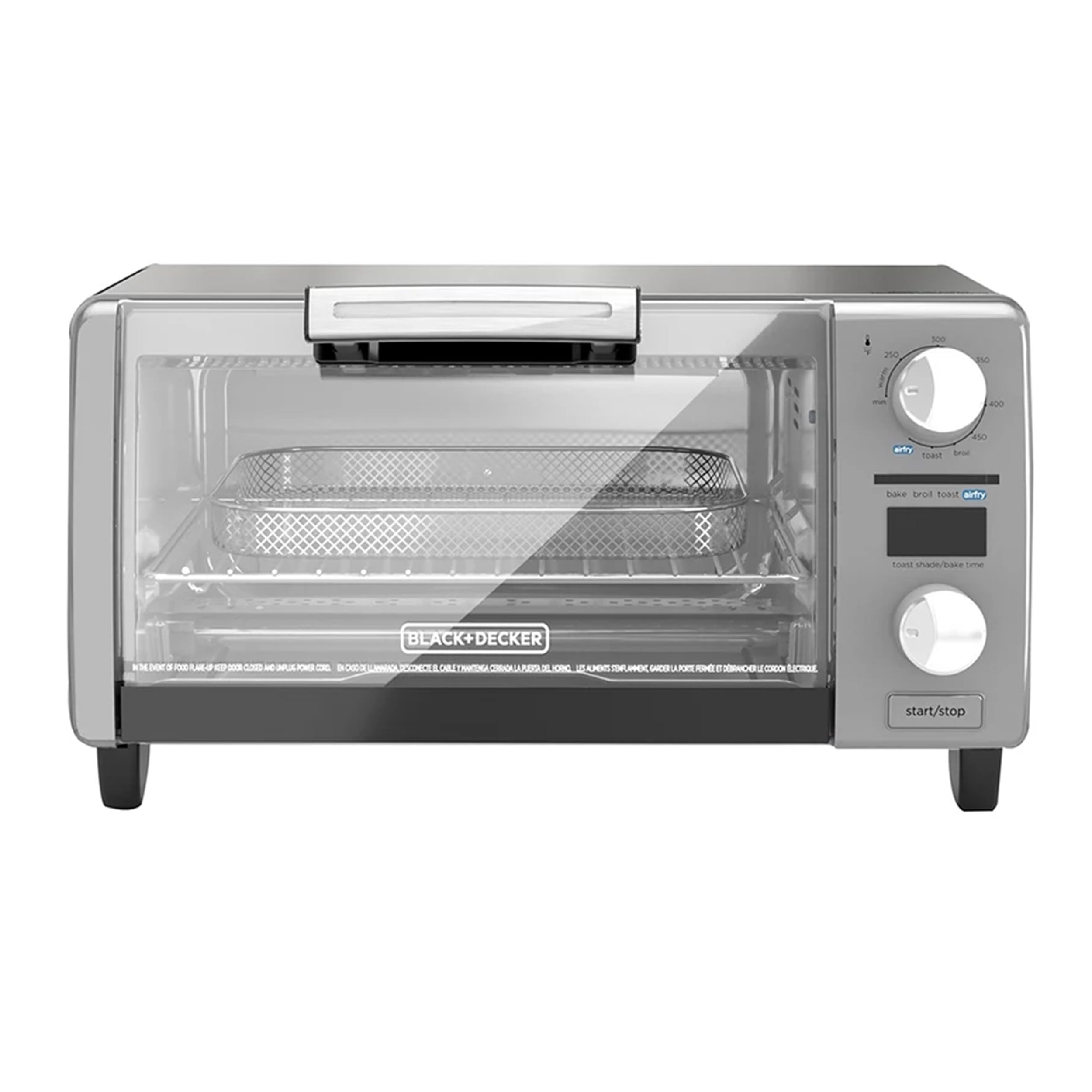 BLACK+DECKER 4-Slice Stainless Steel Convection Toaster Oven (1150