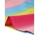 thumbnail image 4 of Blusa de Verano con Ribete de Volantes y Un Hombro Allegra K Arcoiris Rosa M, 4 of 4