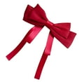 thumbnail image 2 of Hair Bow Clips, Christmas Hair Bows, Satin Ribbon Bow Hair Clips for Women Girls, Soft and Sturdy Hair Accessories with Long Tassel for Ponytails Braids and Daily Wear, 2 of 4