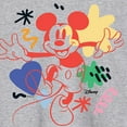 thumbnail image 3 of Disney - Mickey Mouse - Colorful Retro Style - Men's Long Sleeve T-Shirt, 3 of 5