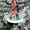 thumbnail image 1 of Resina De Navidad Navidad Familia Diy Bendiciones Escritas A Mano Colgantes De Muñeco De Nieve Regalo Para Amigo O Familia Speravity HA040823-01, 1 of 6
