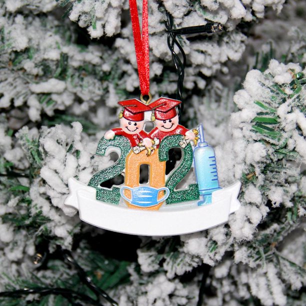 Resina De Navidad Navidad Familia Diy Bendiciones Escritas A Mano Colgantes De Muñeco De Nieve Regalo Para Amigo O Familia Speravity HA040823-01